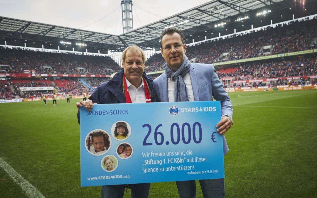 26.000 EUR für die Stiftung 1. FC Köln
