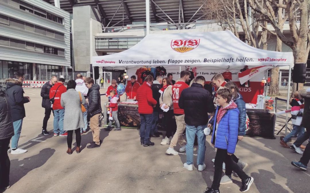 Charity-Tombola beim VfB Stuttgart