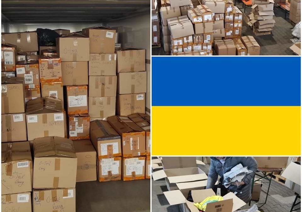 Erste Hilfstransporte für die Ukraine