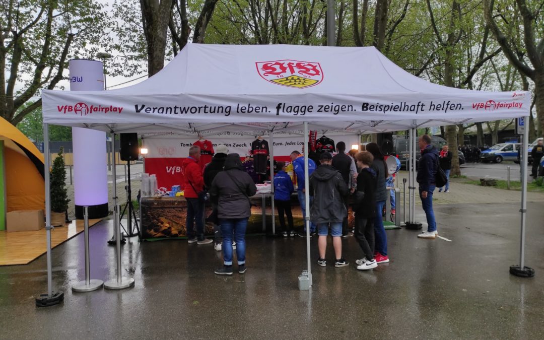 Charity-Tombola beim VfB Stuttgart