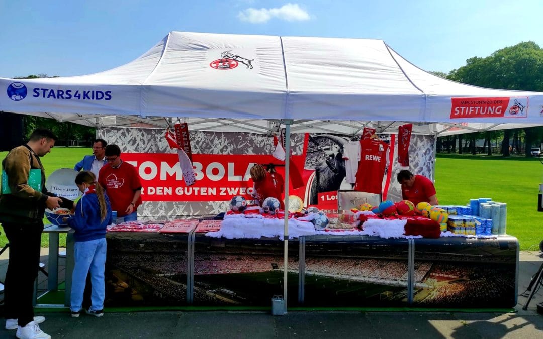 Charity-Tombola beim 1. FC Köln