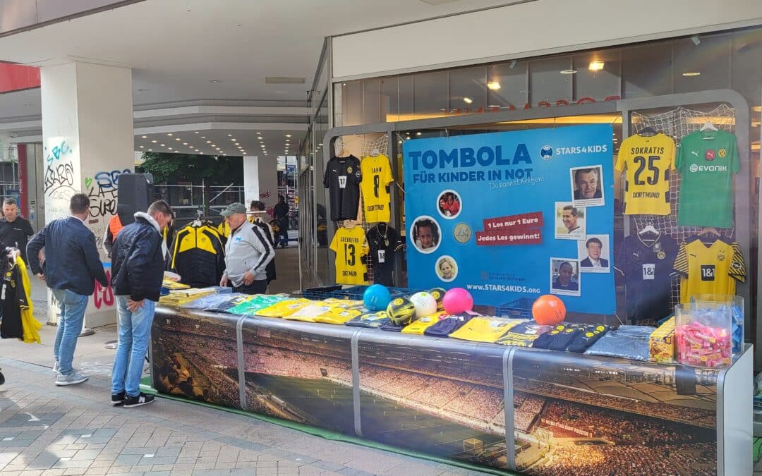 Charity-Tombola in Dortmund