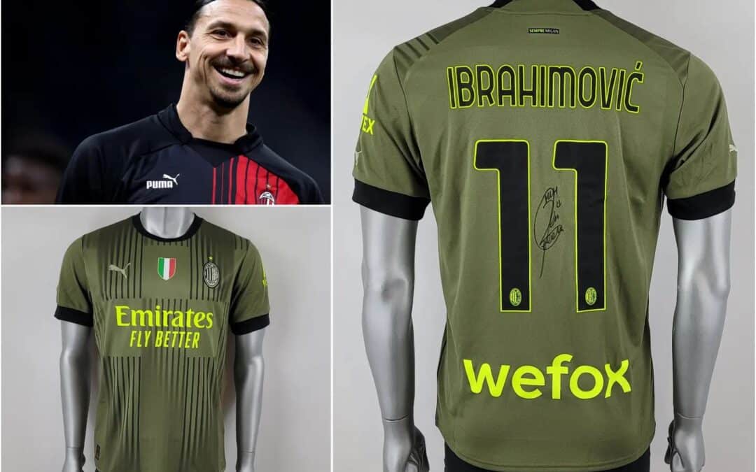 Zlatan Ibrahimović spendet signiertes Trikot