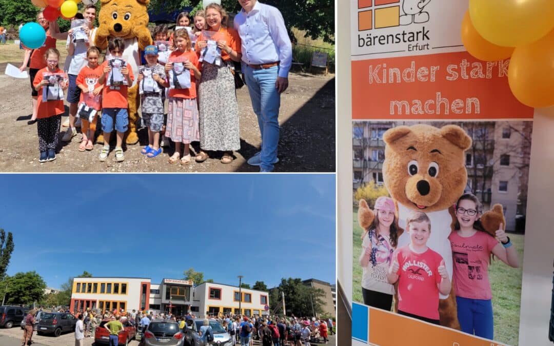 Zu Besuch bei der Eröffnung des Kinder- und Familienzentrums „bärenstark Erfurt“