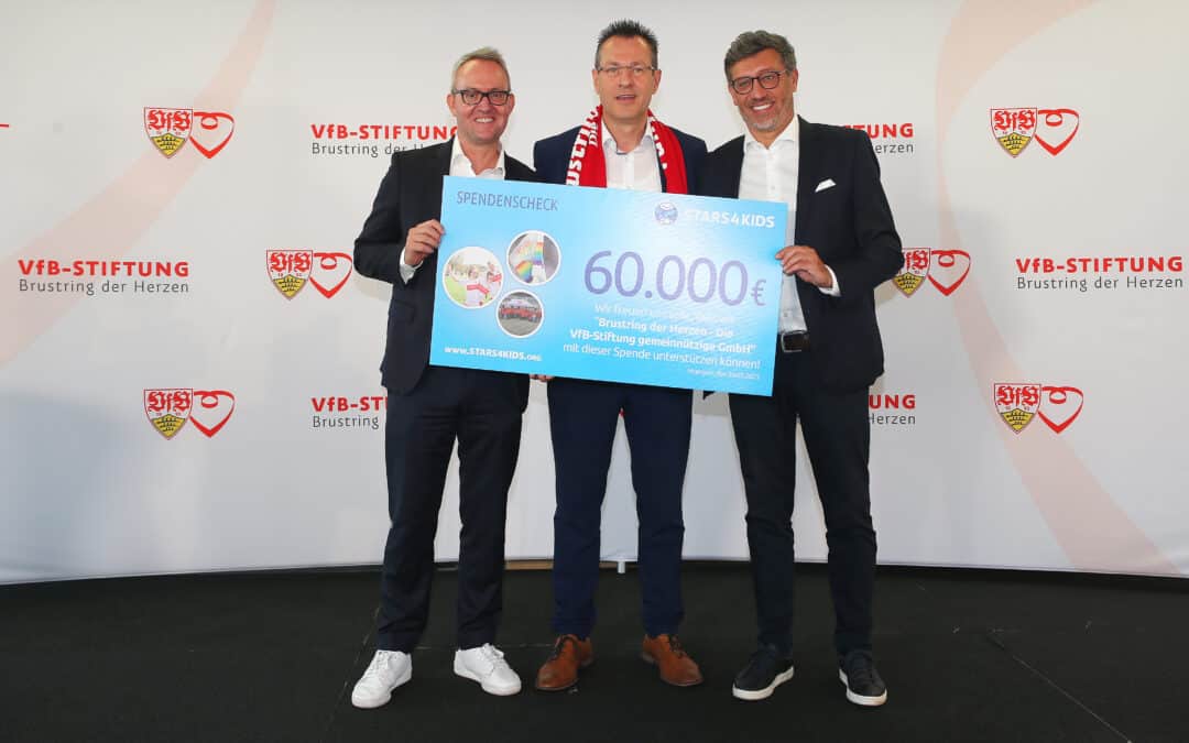 60.000 € Spende an die neue VfB-Stiftung