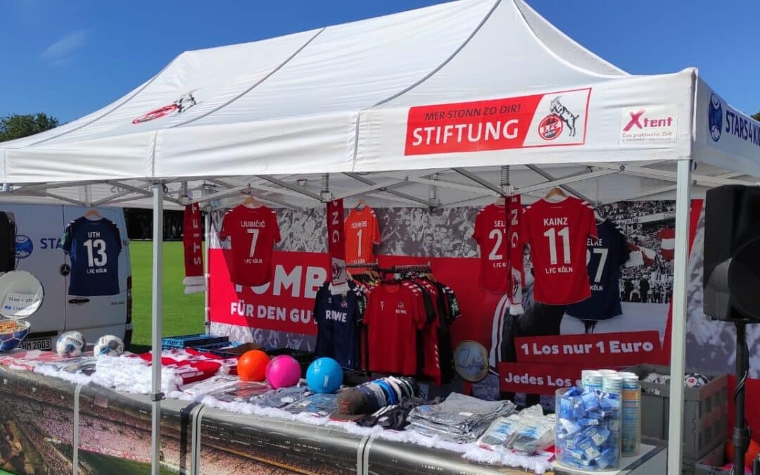 Charity-Tombola zum ersten Heimspiel des 1. FC Köln