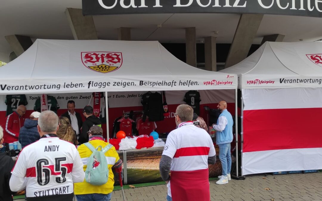 Charity-Tombola zum VfB-Heimspiel gegen Hoffenheim