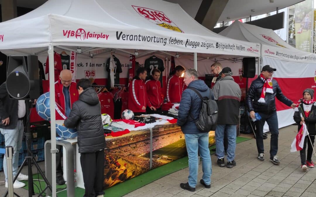 Charity-Tombola zum DFB-Pokalspiel in Stuttgart