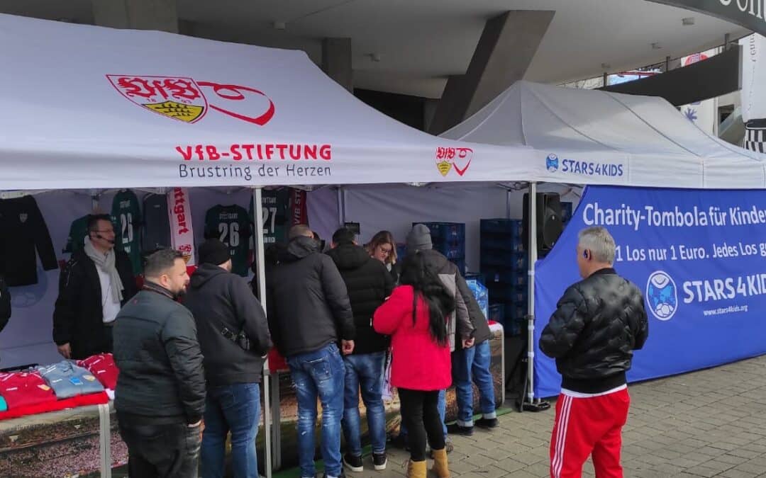 Charity-Tombola zum VfB-Heimspiel gegen Köln