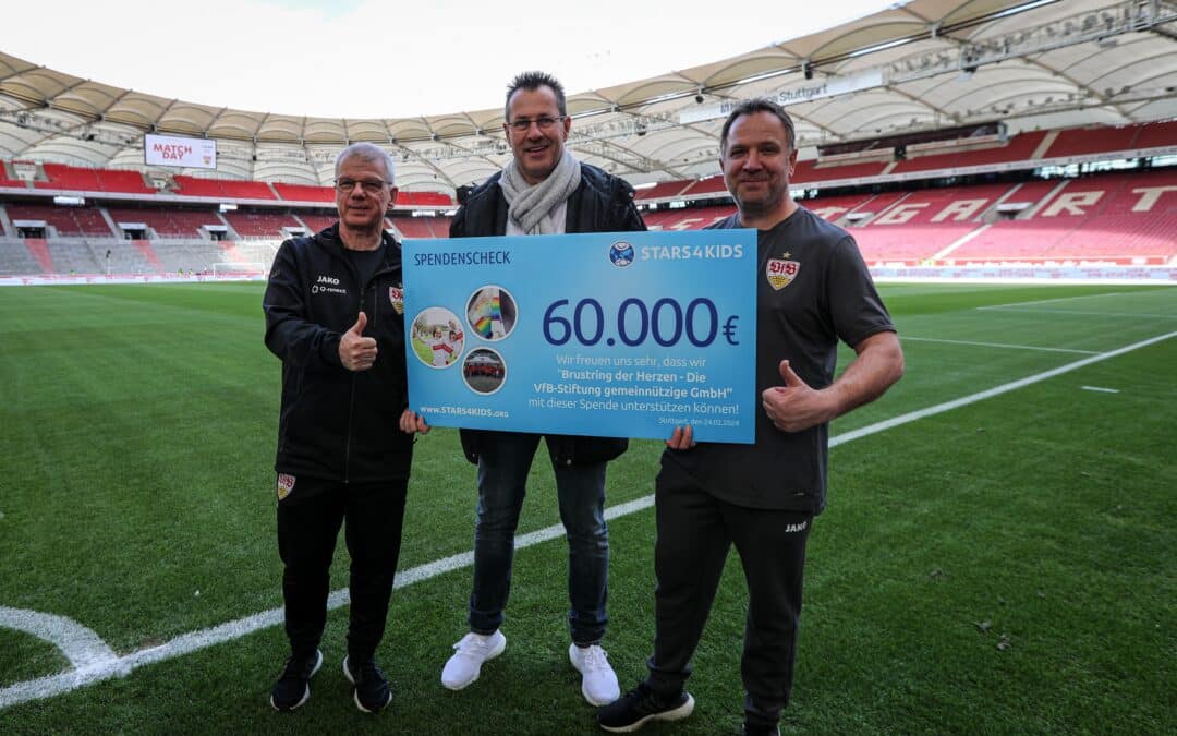 60.000 € Spende für die VfB-Stiftung