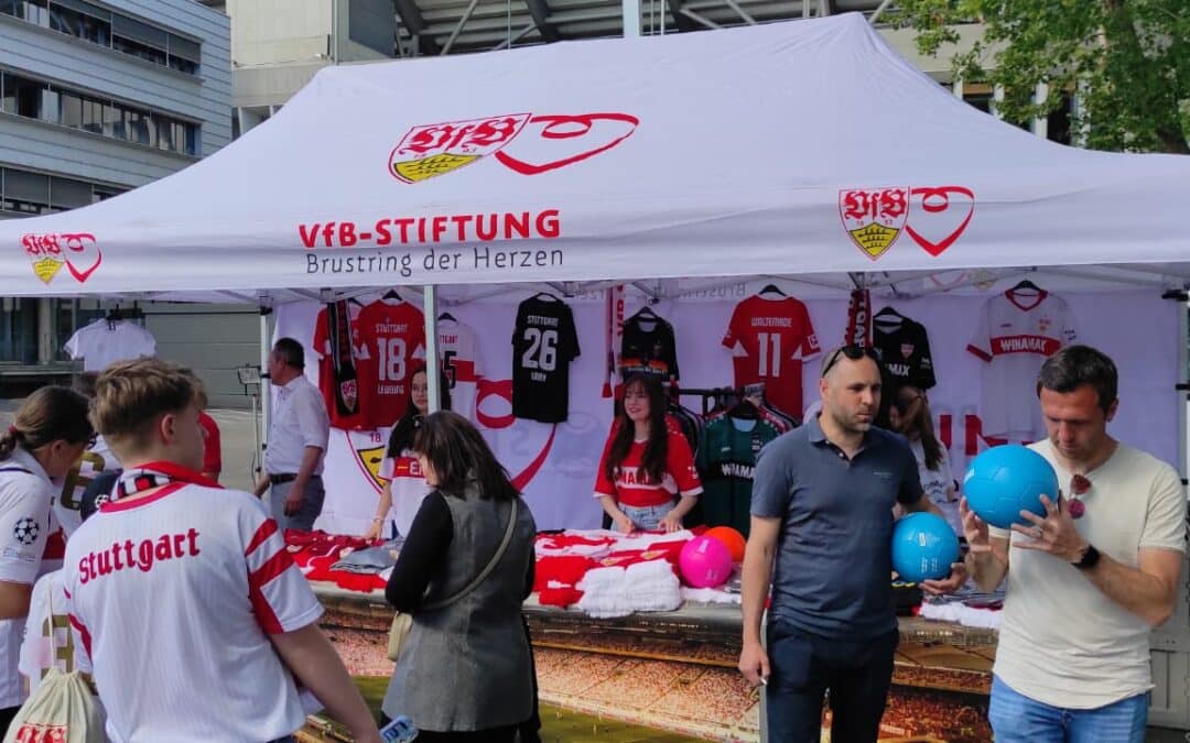 Charity-Tombola zum VfB-Heimspiel gegen Augsburg