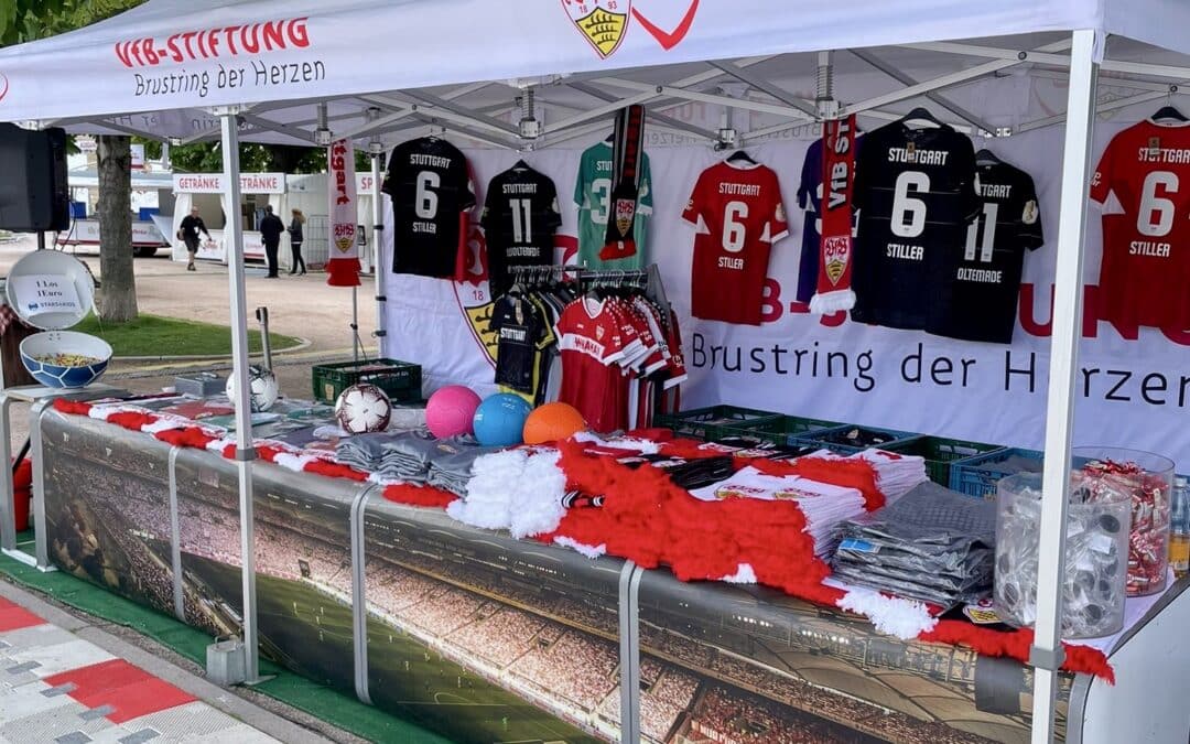 Charity-Tombola zum Pokalfinale in Stuttgart