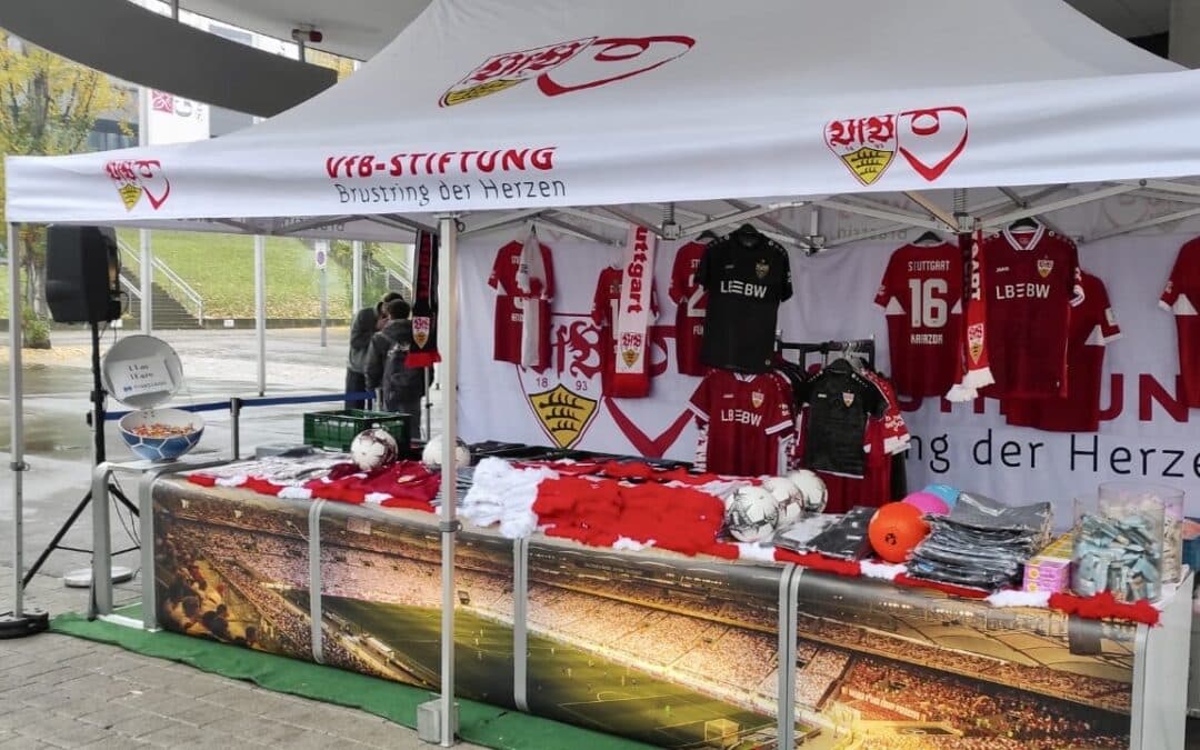 Charity-Tombola zum VfB-Heimspiel gegen Augsburg