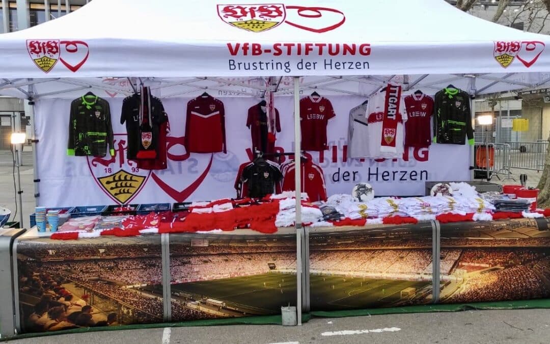 Charity-Tombola zum VfB-Heimspiel gegen RB Leipzig