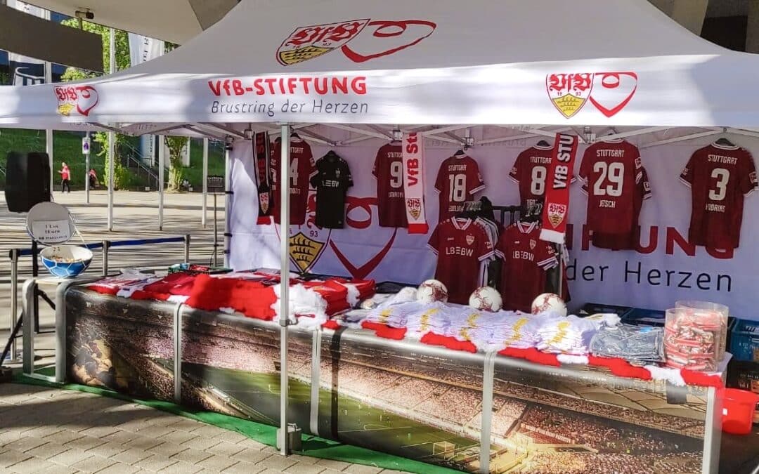 Charity-Tombola zum DFB-Pokal-Halbfinale in Stuttgart