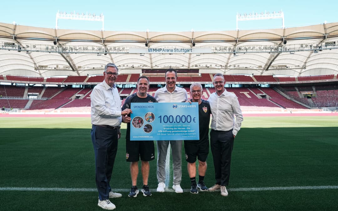 100.000 € Spende für die VfB-Stiftung
