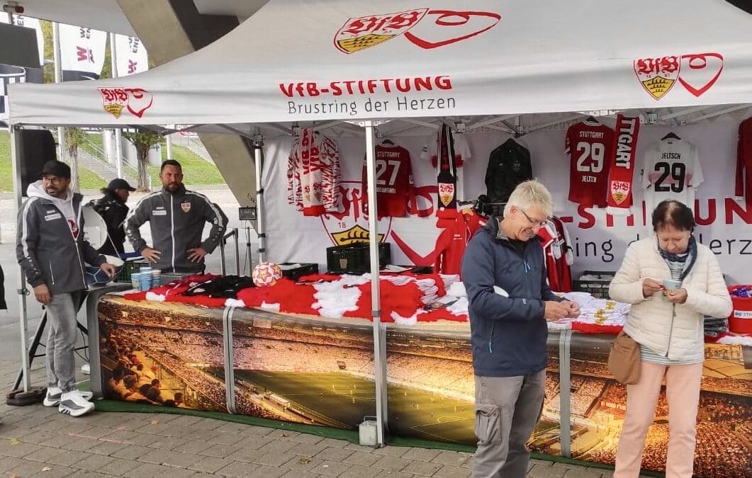 Charity-Tombola zum VfB-Heimspiel gegen Gladbach